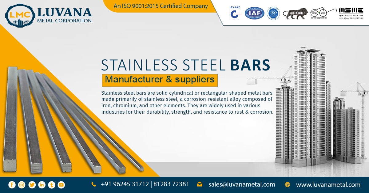 Supplier of SS Bars in Anand