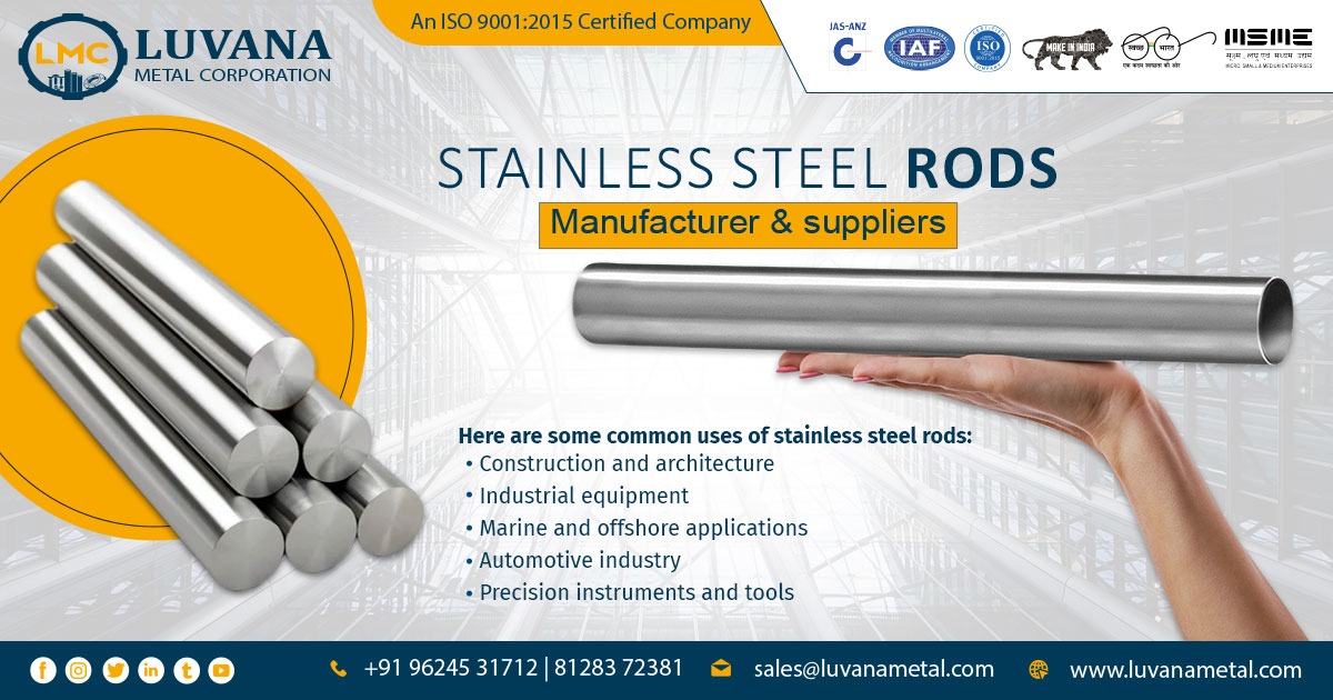 Supplier of Stainless Steel Rods in Banaskantha