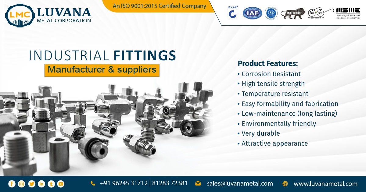 Supplier of Industrial Fittings in Sabarkantha