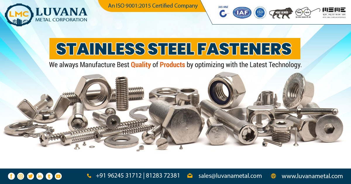 Supplier of Stainless Steel Fasteners in Sanand