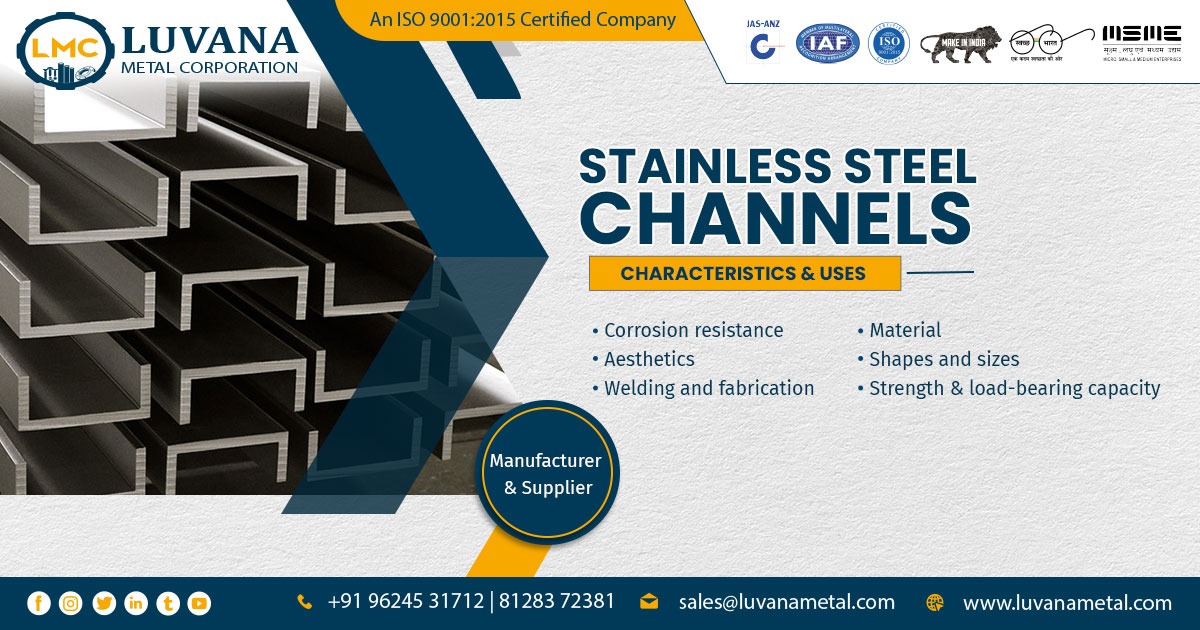 Supplier of Stainless Steel Channles in Maharashtra