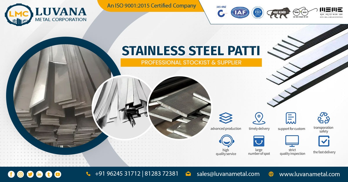 Supplier of Stainless Steel Patti in Maharashtra