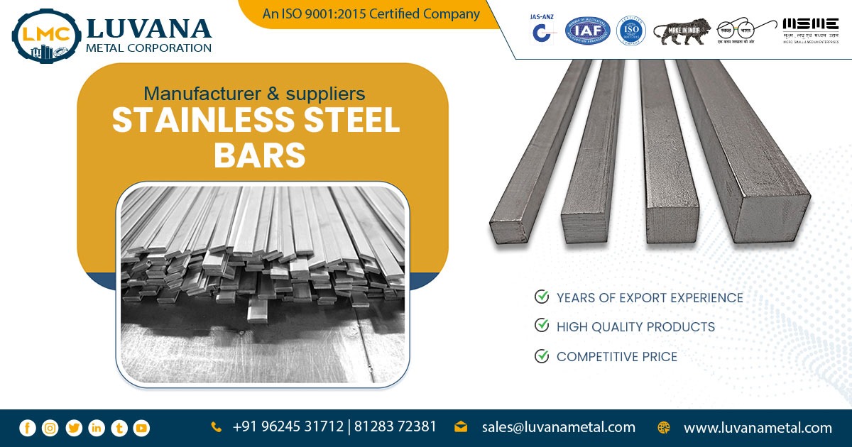 Supplier of Stainless Steel Bars in Rajkot