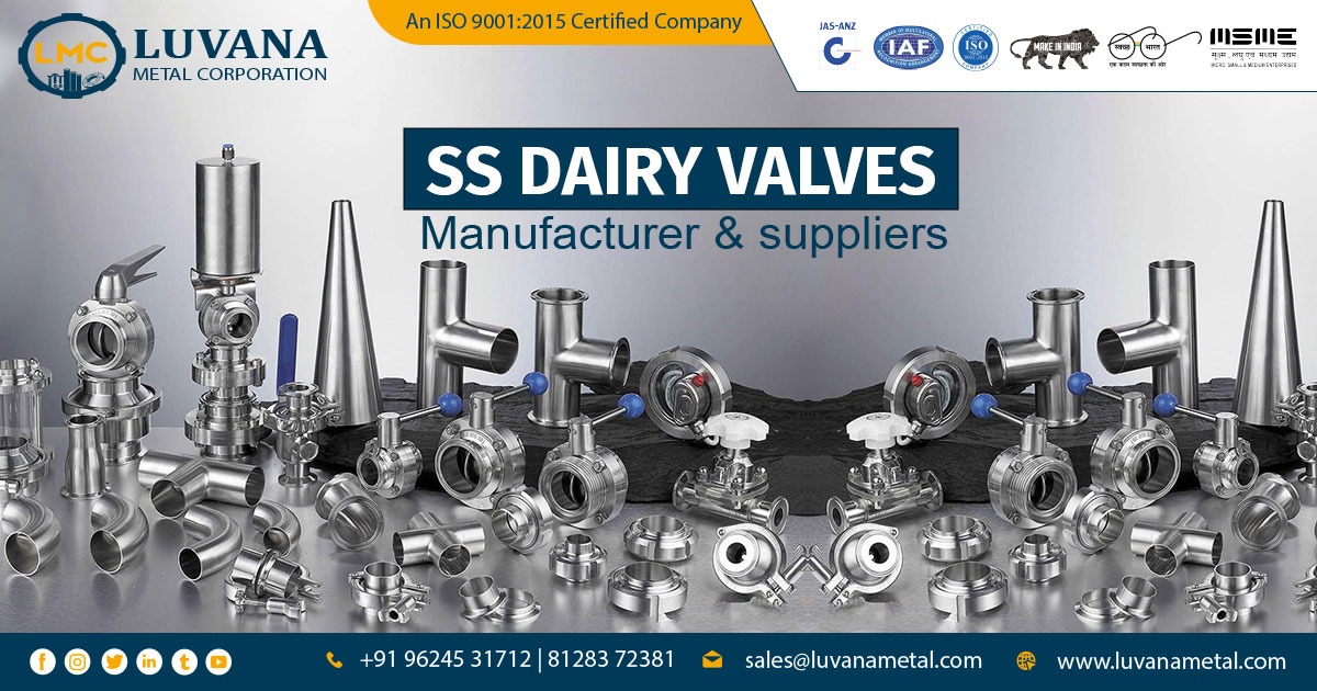 Supplier of SS Dairy Valves in Katch