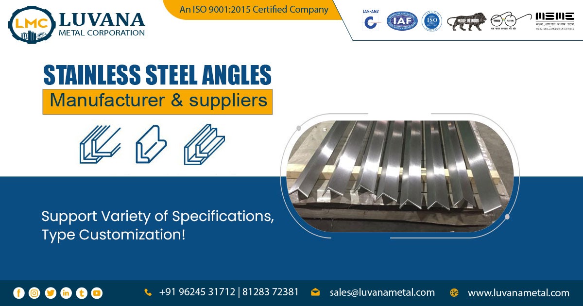 Supplier of Stainless Steel Angles in Aurangabad