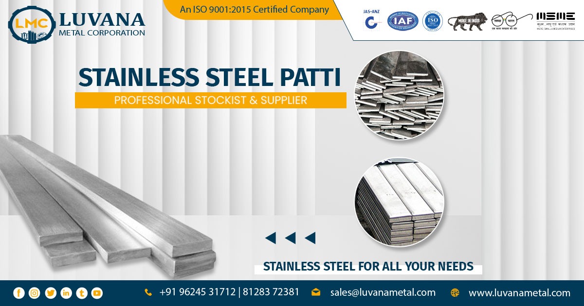 Manufacturer and Supplier of Stainless Steel Patti