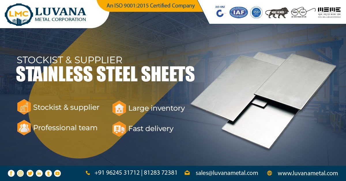 Supplier of Stainless Steel Sheets in Ahmedabad