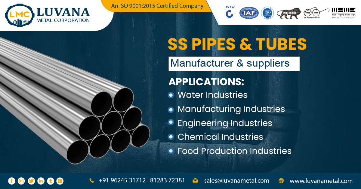 Supplier of Stainless Steel Pipe and Tubes in Kolhapur