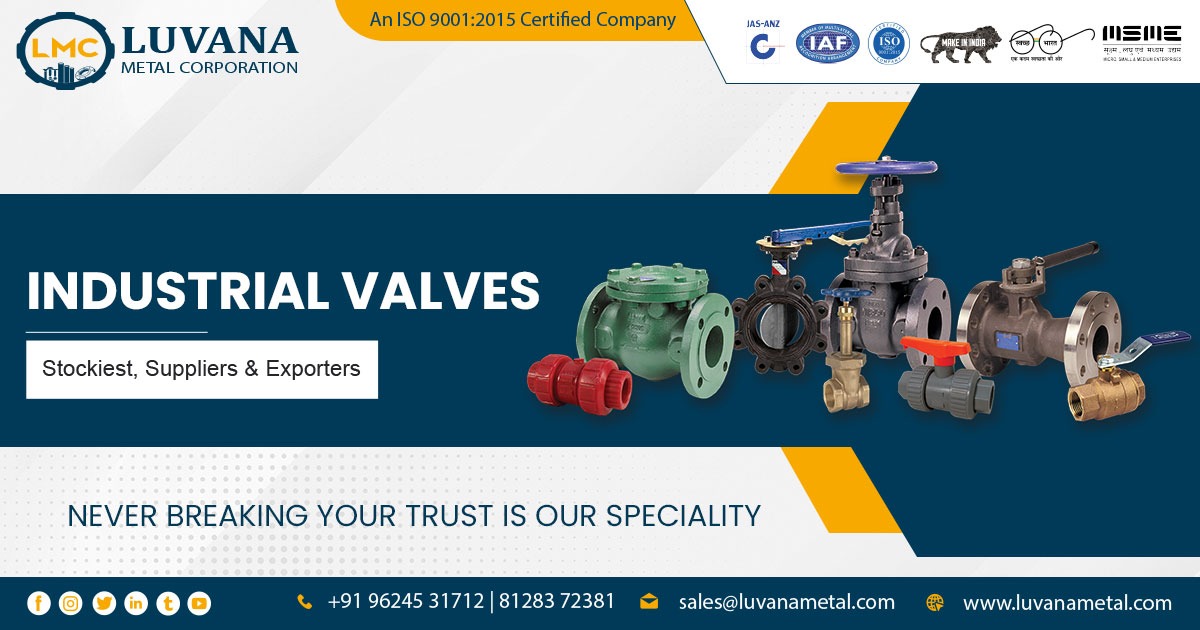 Supplier Of Industrial Valve in Nagpur