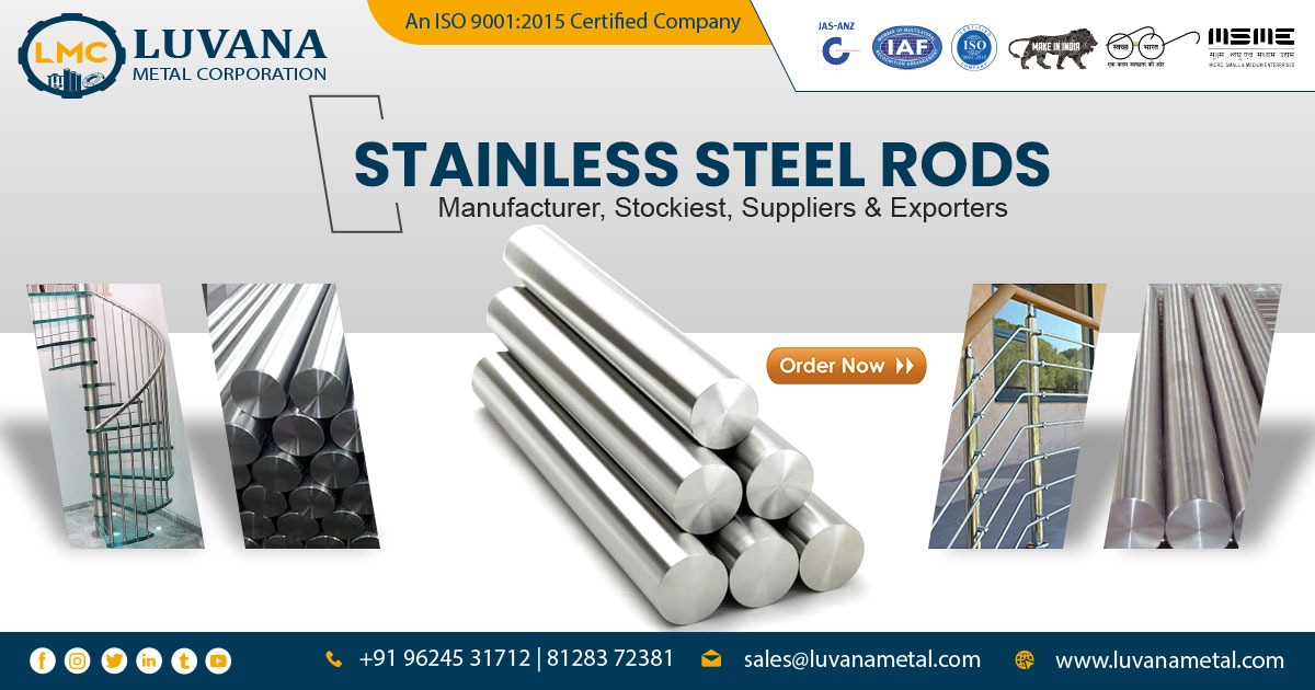 Supplier of Stainless Steel Rods in Bharuch