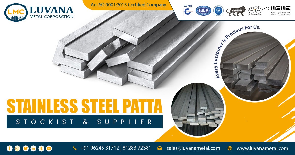 Supplier of Stainless Steel Patta in Nashik 