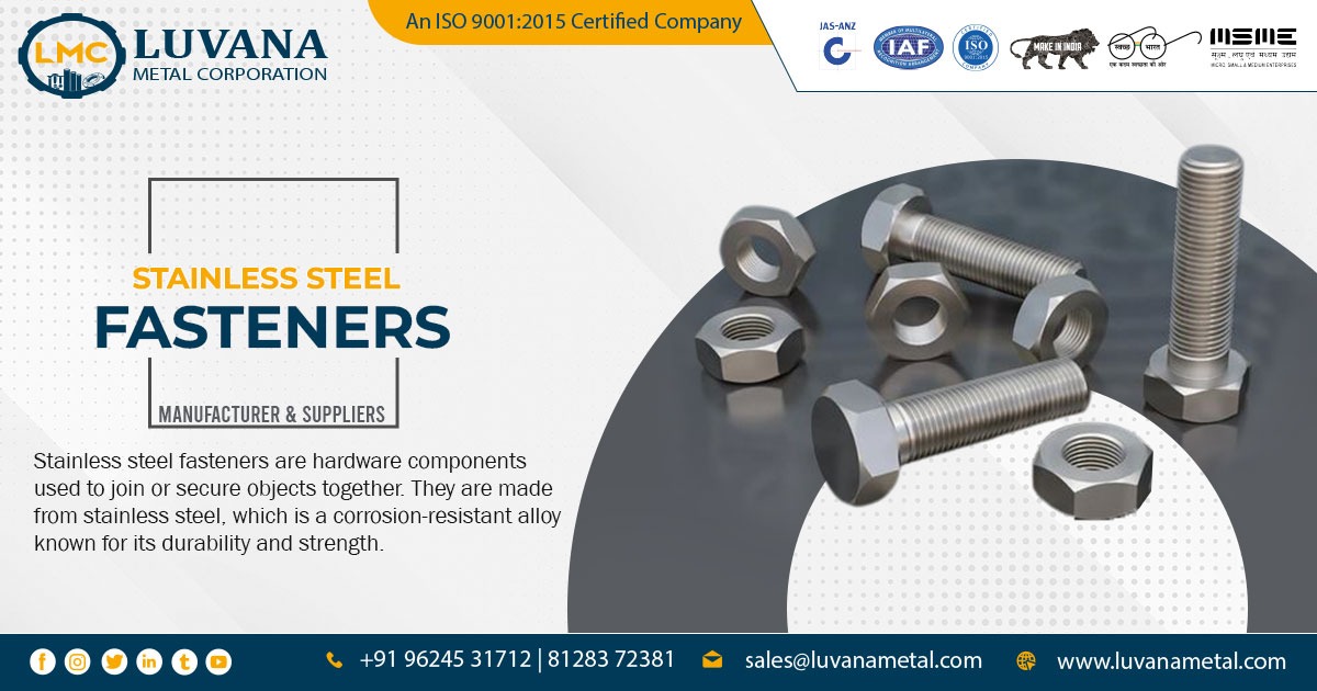 Supplier of Stainless Steel Fasteners in Pune