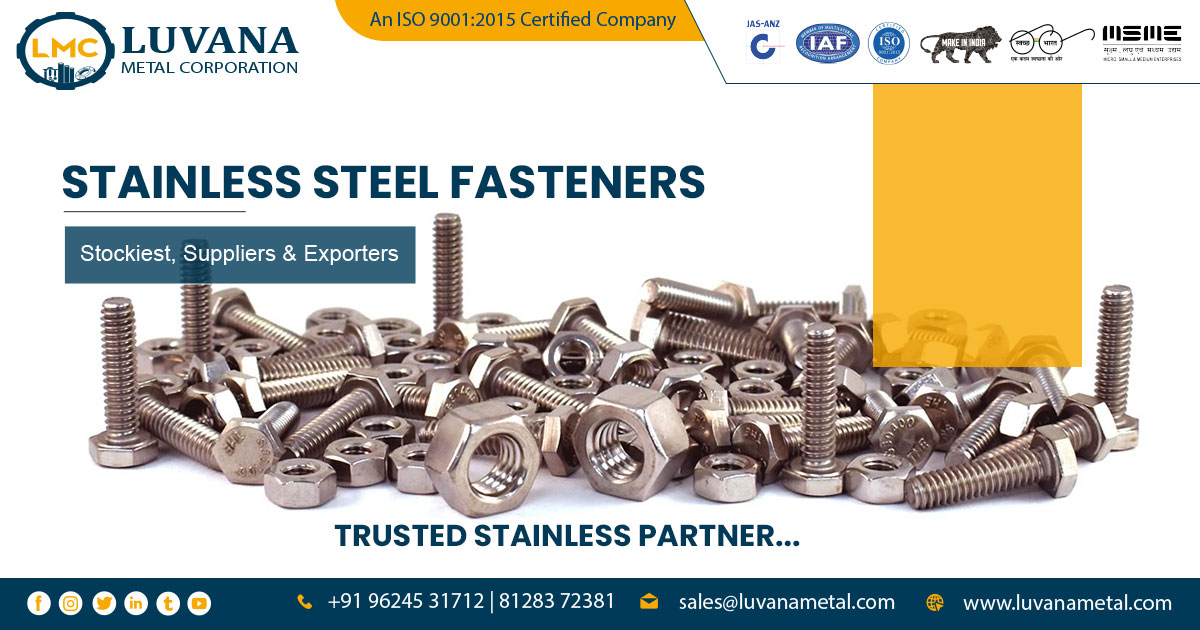 Supplier of Stainless Steel Fasteners in Mumbai