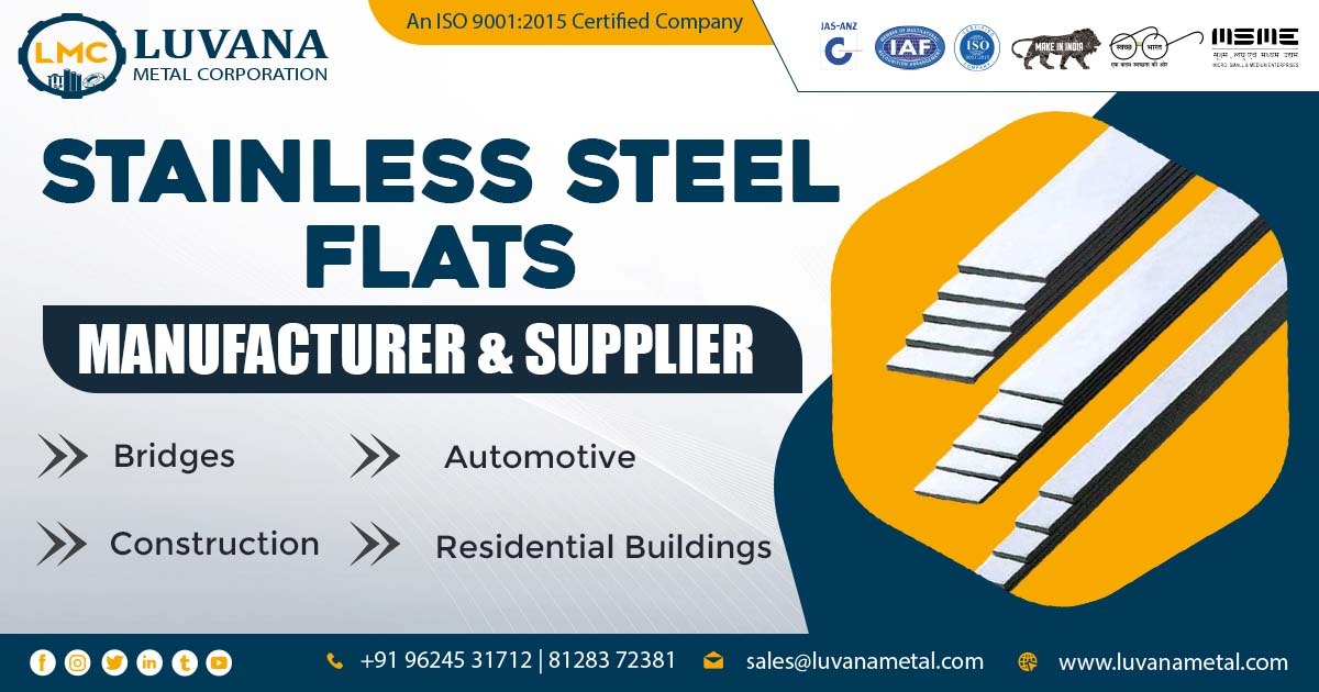 Supplier of Stainless Steel Flats in Jamnagar