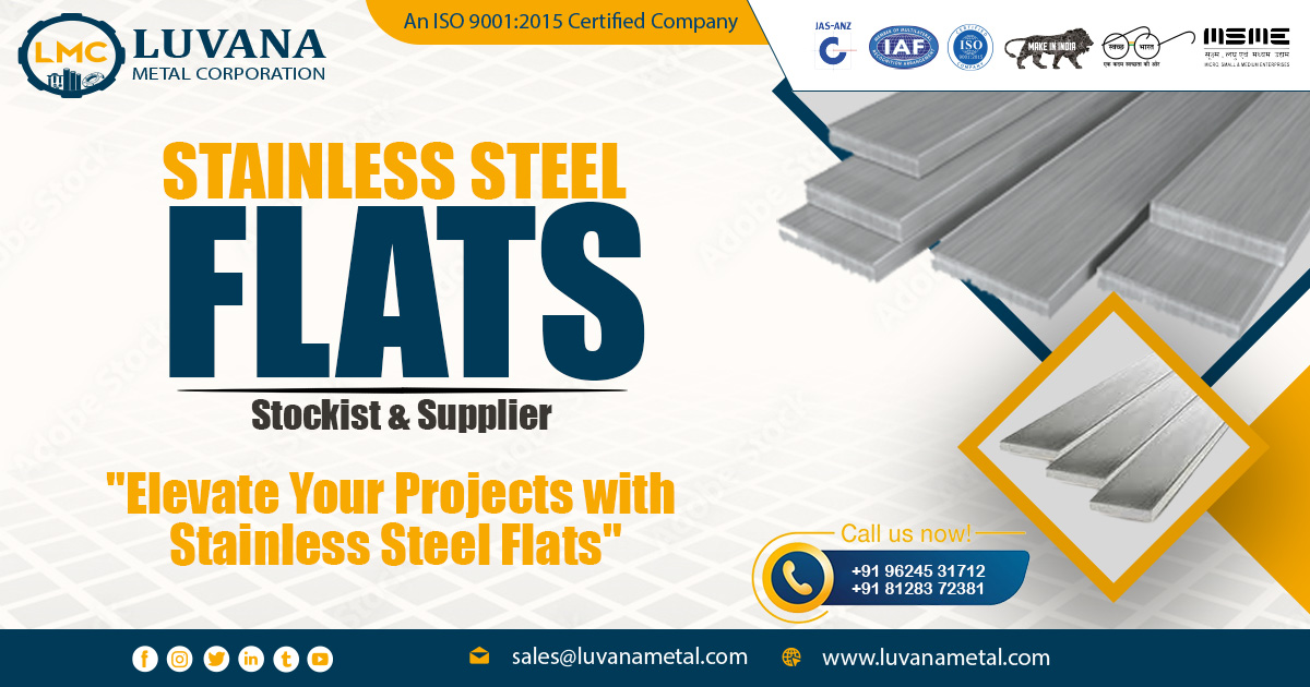 Supplier of Stainless Steel Flats in Maharashtra