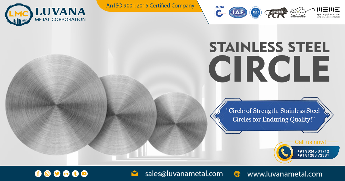 Supplier of Stainless Steel Circle in Surat