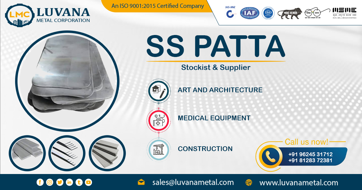 Supplier of SS Patta in Maharashtra